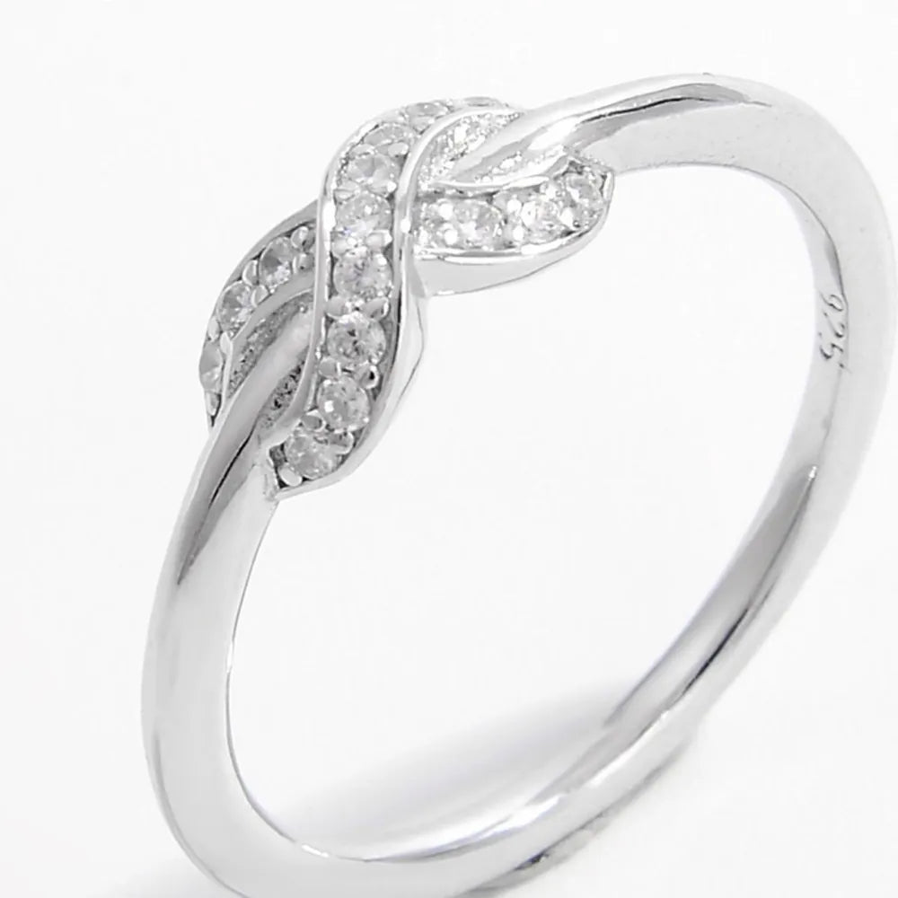 925 Sterling Silver Zircon Geometric Ring - Roe Creation