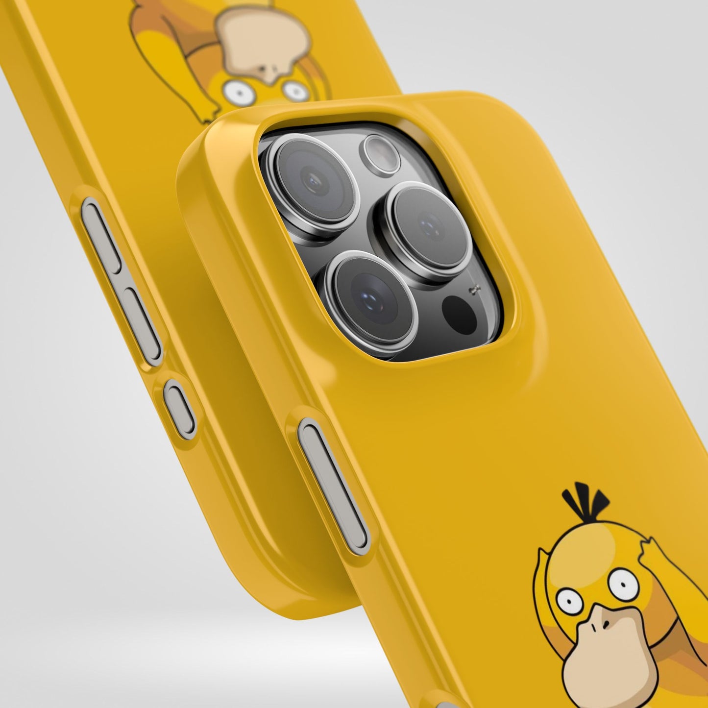 Psyduck Pokemon Snap Phone Cases, Yellow, Cartoon - iPhone, Samsung