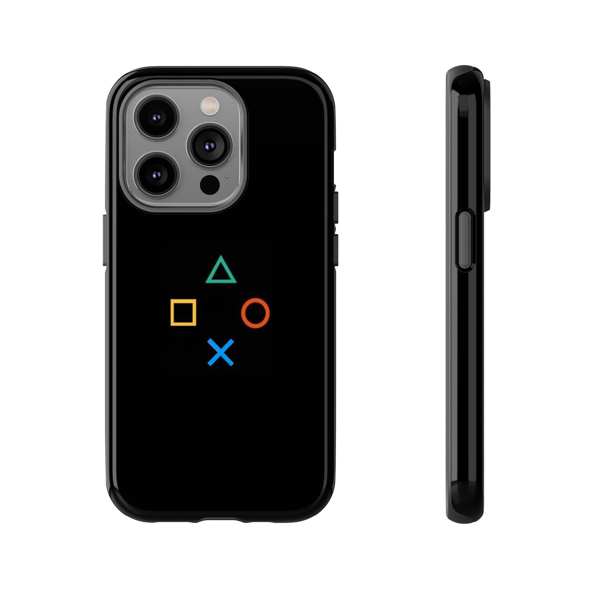 PlayStation Symbol Minimal Tough Case for iPhone - Gamer Accessories - Roe Creation