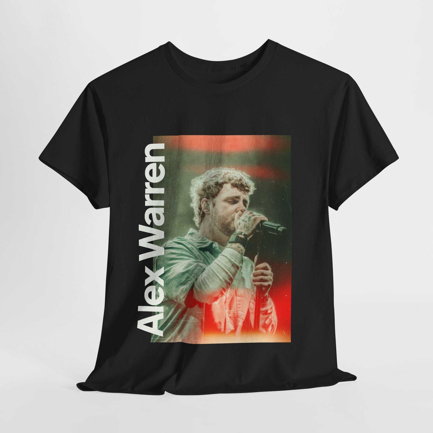 Alex Warren Unisex Heavy Cotton Tee, Music Lover Gift, Artist Tribute Shirt, Concert Merch, Vintage Style Tee - Roe Creation