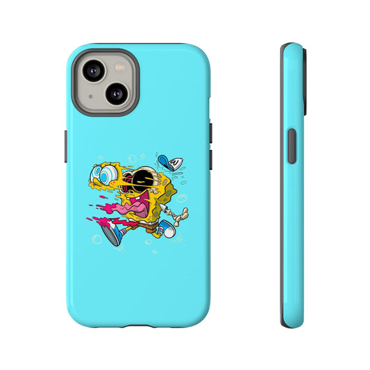 Funny SpongeBob Tough iPhone Case – Cartoon Vibes for Kids & Adults