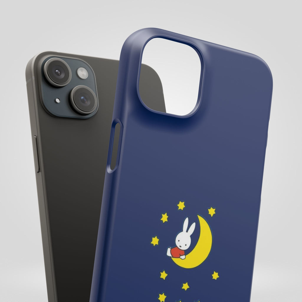 Miffy Phone Case, Moon Snap Case for Phone - Nighttime Design, iPhone, Samsung - Roe Creation