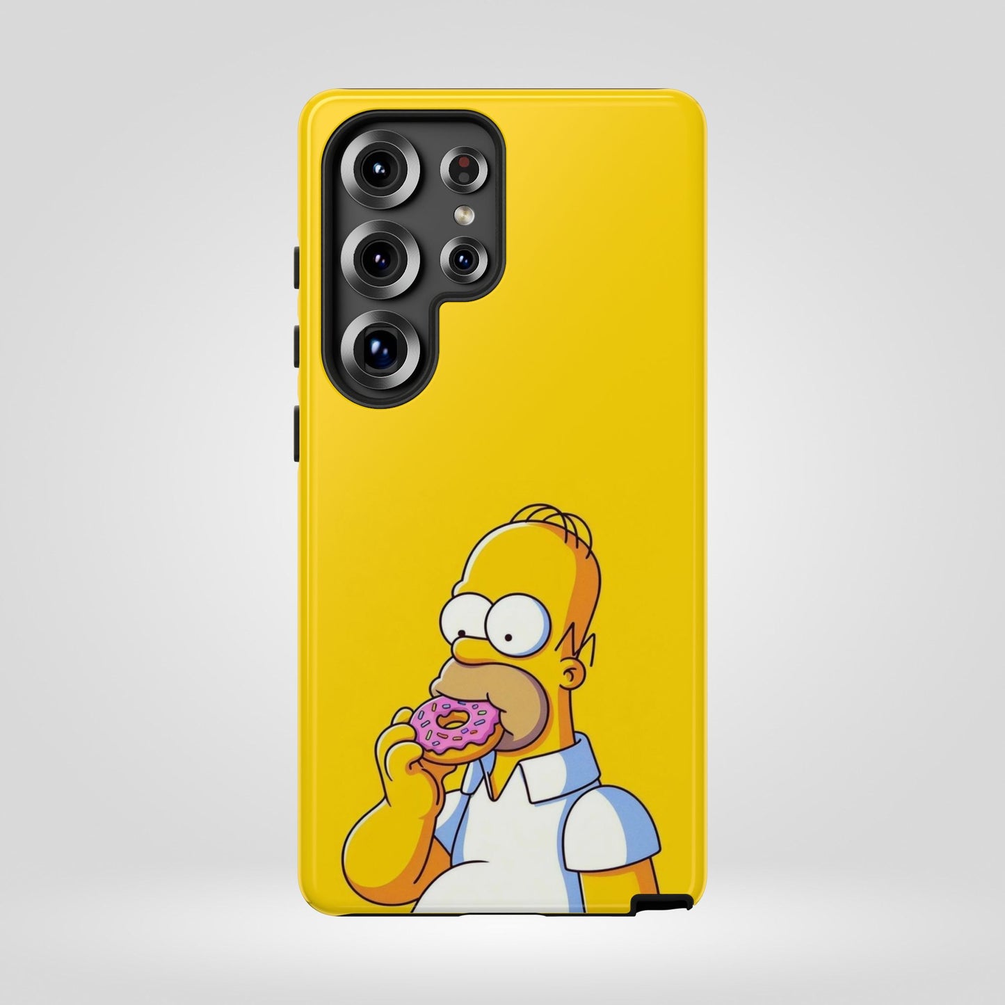 Homer Simpson Phone Case - iPhone, Samsung, Unique Protection for Fans, Cartoon Phone Cover, Gift for Simpsons Lovers, Durable Tough Case