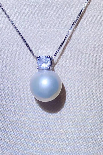 Freshwater Pearl 925 Sterling Silver Necklace - Roe Creation