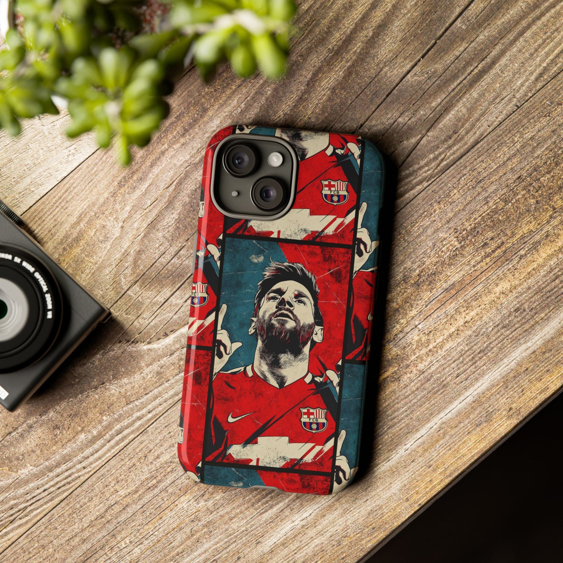 Lionel Messi Tough Phone Case - Messi Illustration for Fans - Roe Creation