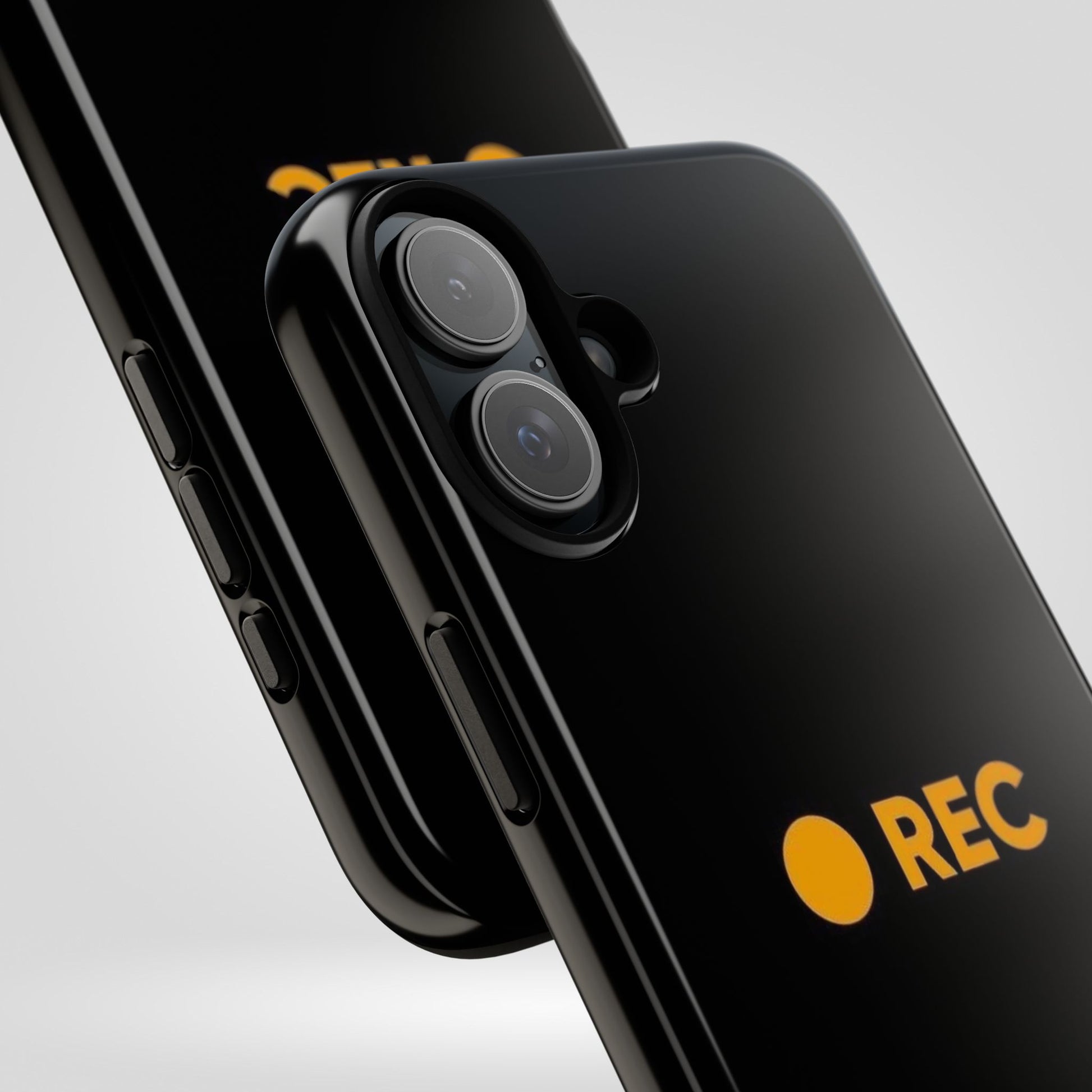 P*rn Hub Symbol Tough Cases - 'REC' Phone Case - Durable Black Design for Filmmakers and Creatives - Roe Creation