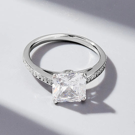 925 Sterling Silver Zircon Ring - Roe Creation