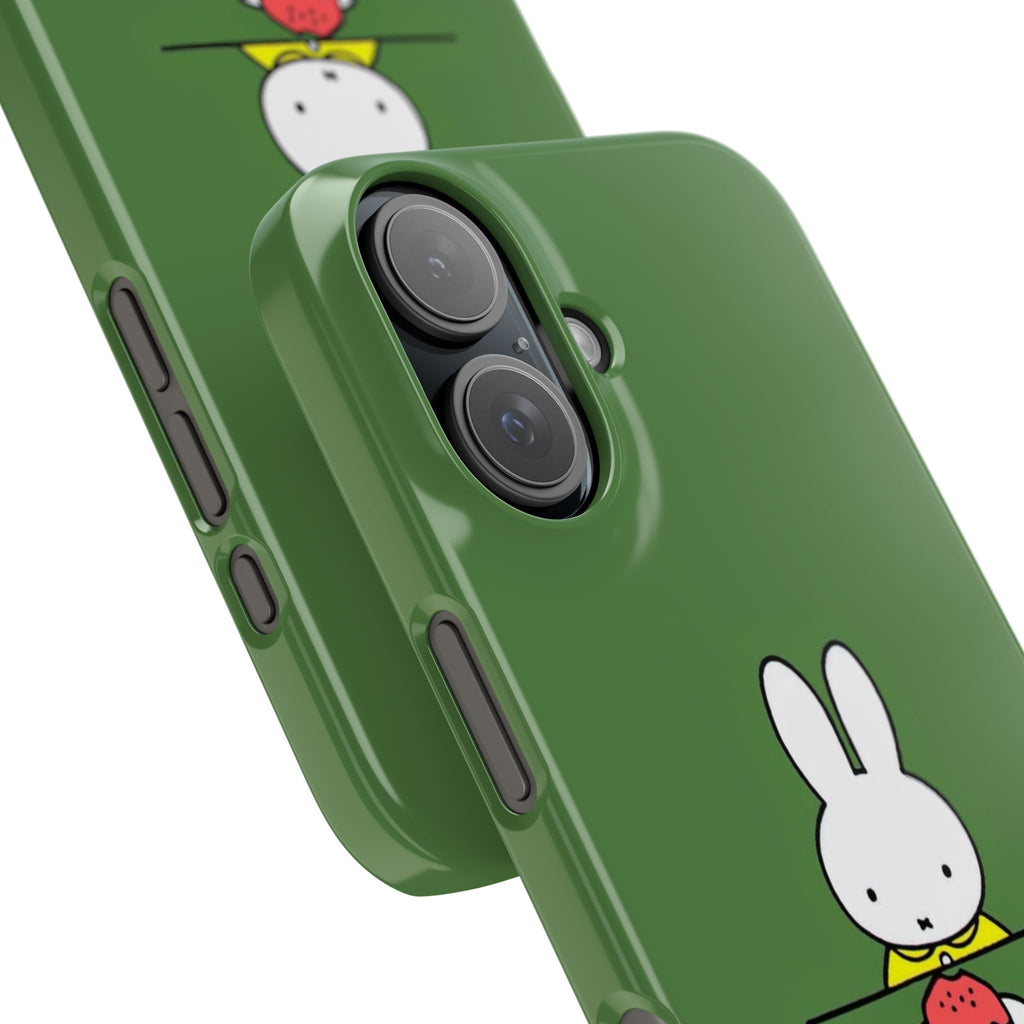 Miffy Phone Case, Snap Case, Green Miffy - iPhone, Samsung - Roe Creation