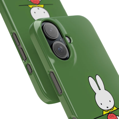 Miffy Phone Case, Snap Case, Green Miffy - iPhone, Samsung