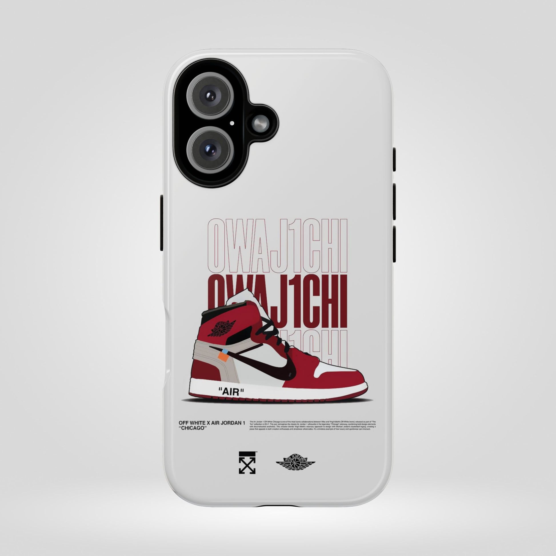 Stylish Tough iPhone Case with Air Jordan Design - Perfect for Sneakerheads - Roe Creation