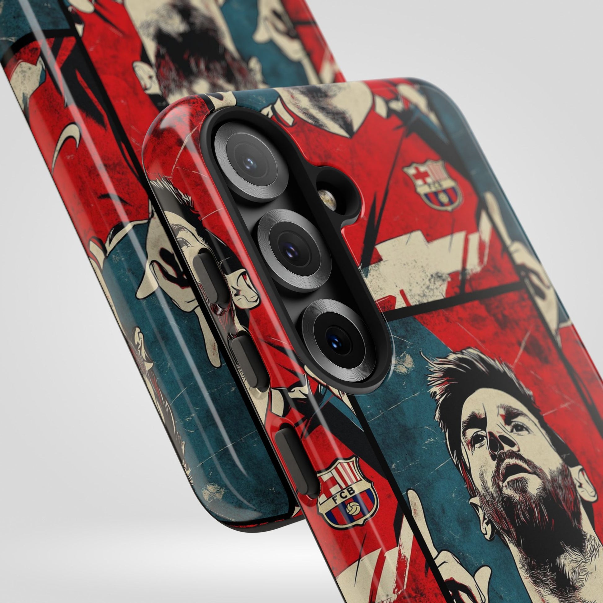 Lionel Messi Tough Phone Case - Messi Illustration for Fans - Roe Creation