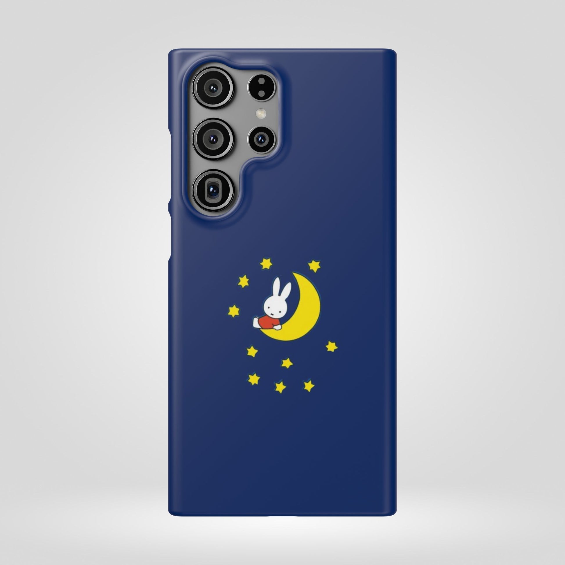 Miffy Phone Case, Moon Snap Case for Phone - Nighttime Design, iPhone, Samsung - Roe Creation