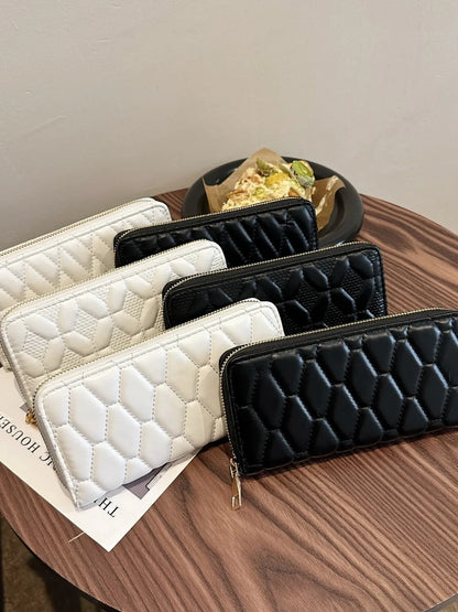 PU Leather Solid Color Wallet - Roe Creation