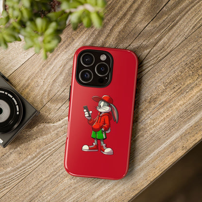 Bugs Bunny Cartoon Character Phone Case - Tough Cases Featuring Stylish Rabbit Design
