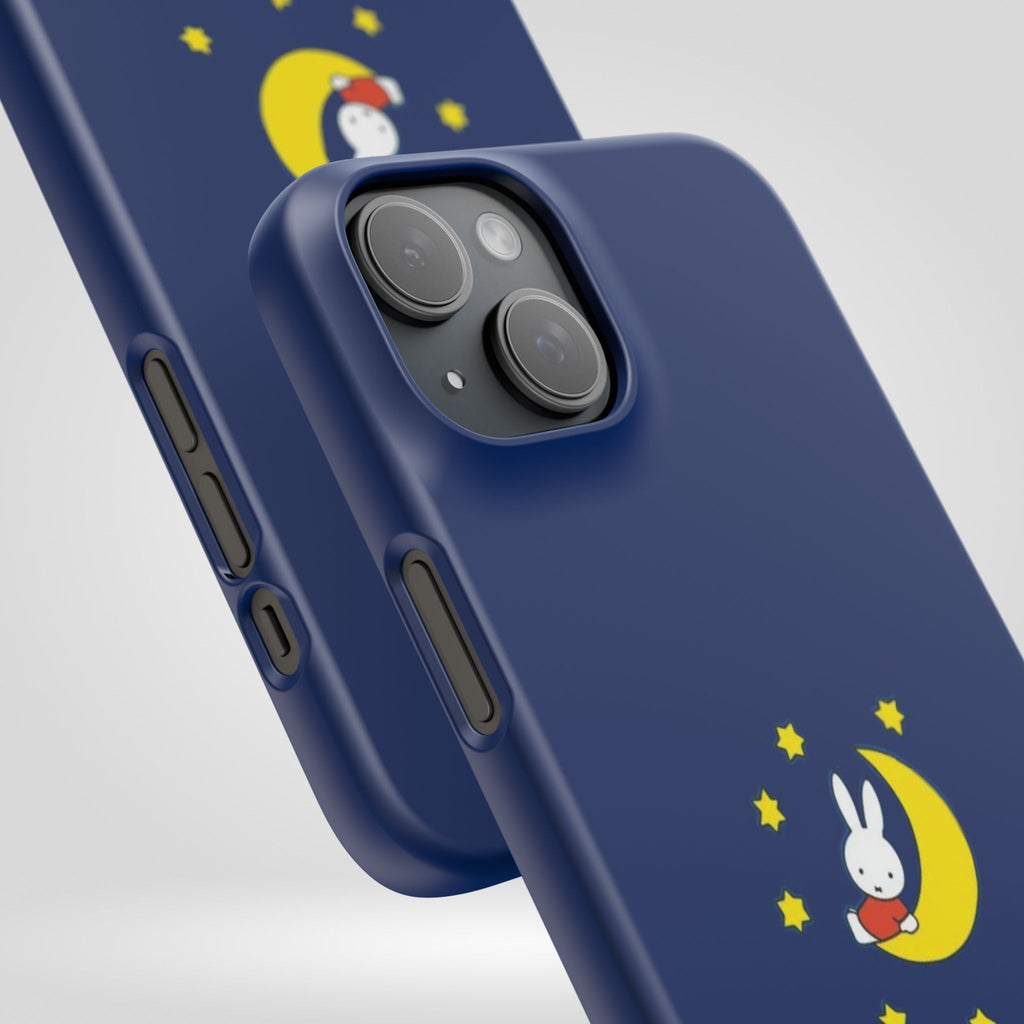 Miffy Phone Case, Moon Snap Case for Phone - Nighttime Design, iPhone, Samsung - Roe Creation