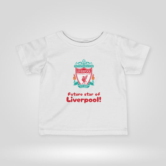Liverpool FC Infant Tee - Future star of Liverpool!.