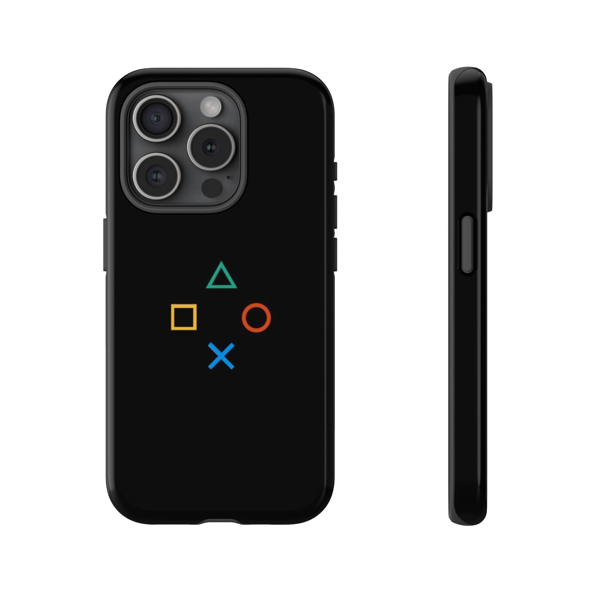 PlayStation Symbol Minimal Tough Case for iPhone - Gamer Accessories - Roe Creation