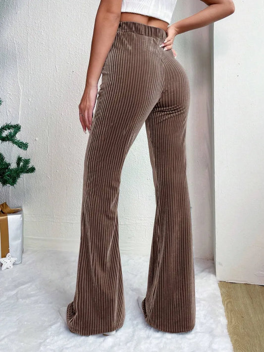 High Waist Flare Pants - Roe Creation