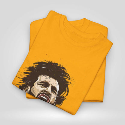 Mohammed Salah Unisex Heavy Cotton Tee - For Liverpool Fans - Roe Creation