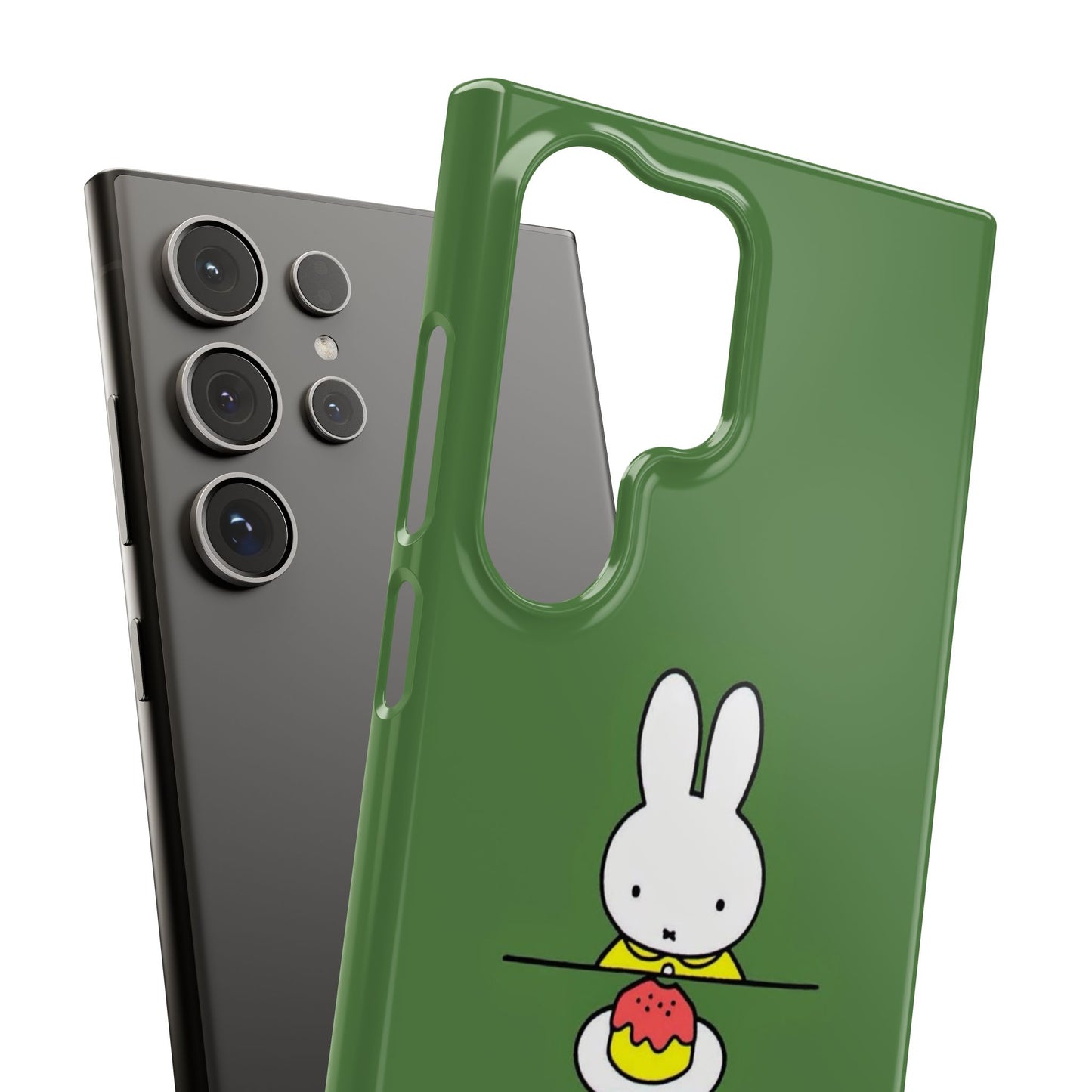 Miffy Phone Case, Snap Case, Green Miffy - iPhone, Samsung