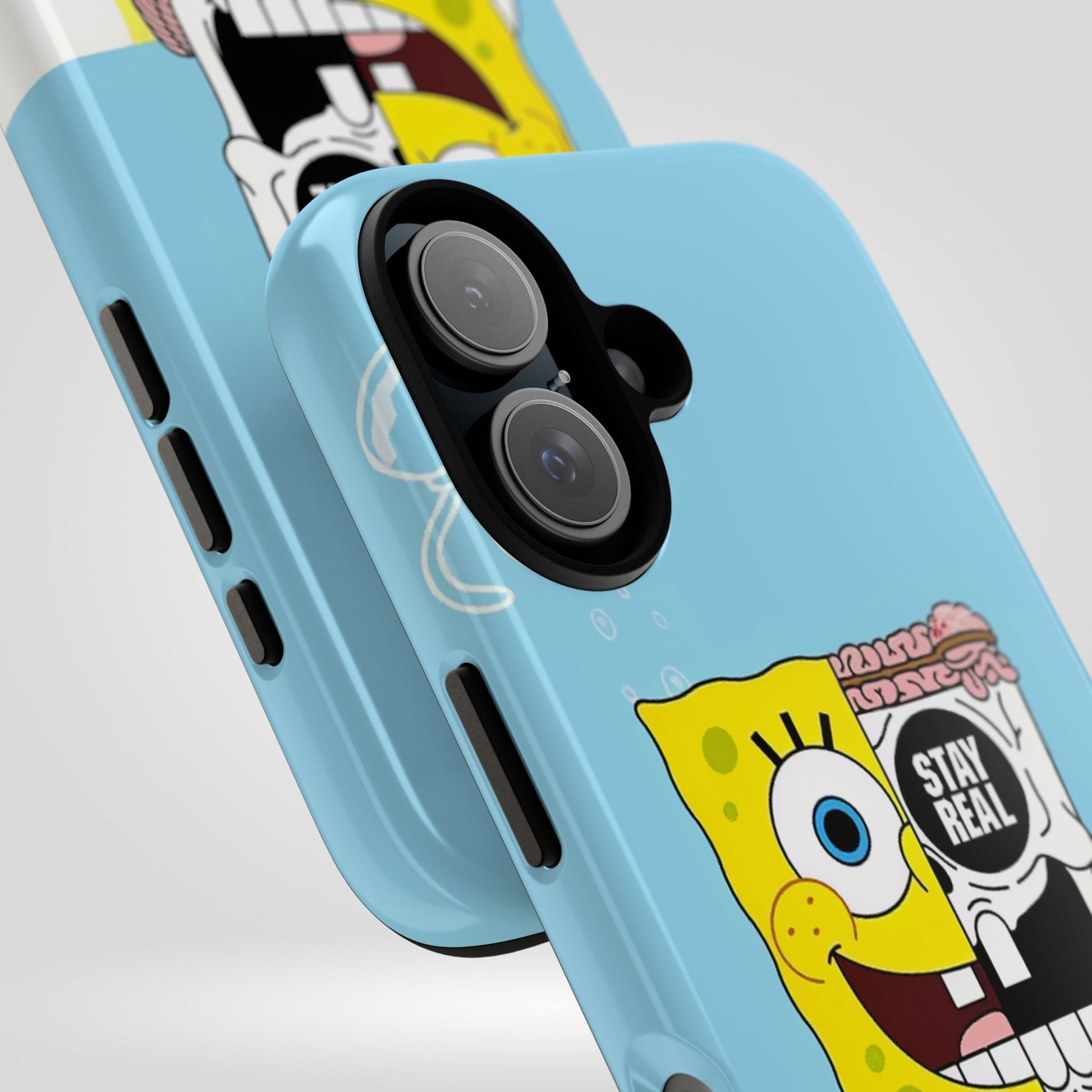 Stay Real Spongebob Tough iPhone Case for Lovers - Roe Creation