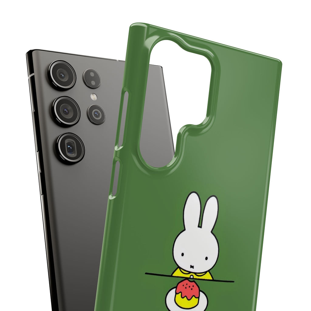 Miffy Phone Case, Snap Case, Green Miffy - iPhone, Samsung - Roe Creation