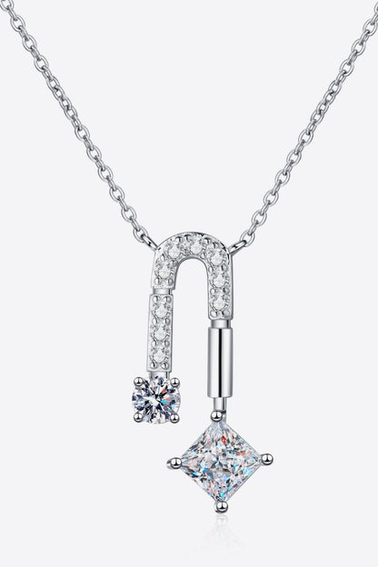 1.3 Carat Moissanite 925 Sterling Silver Necklace - Roe Creation