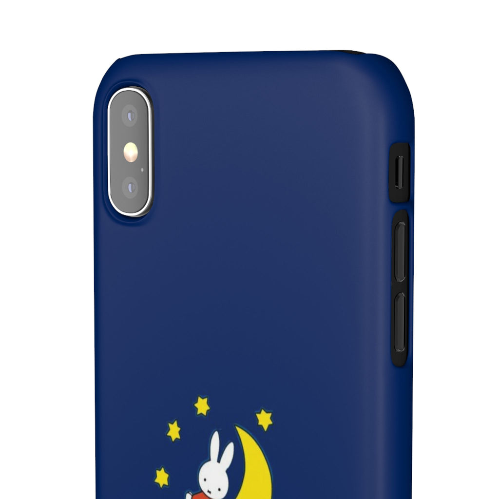 Miffy Phone Case, Moon Snap Case for Phone - Nighttime Design, iPhone, Samsung - Roe Creation