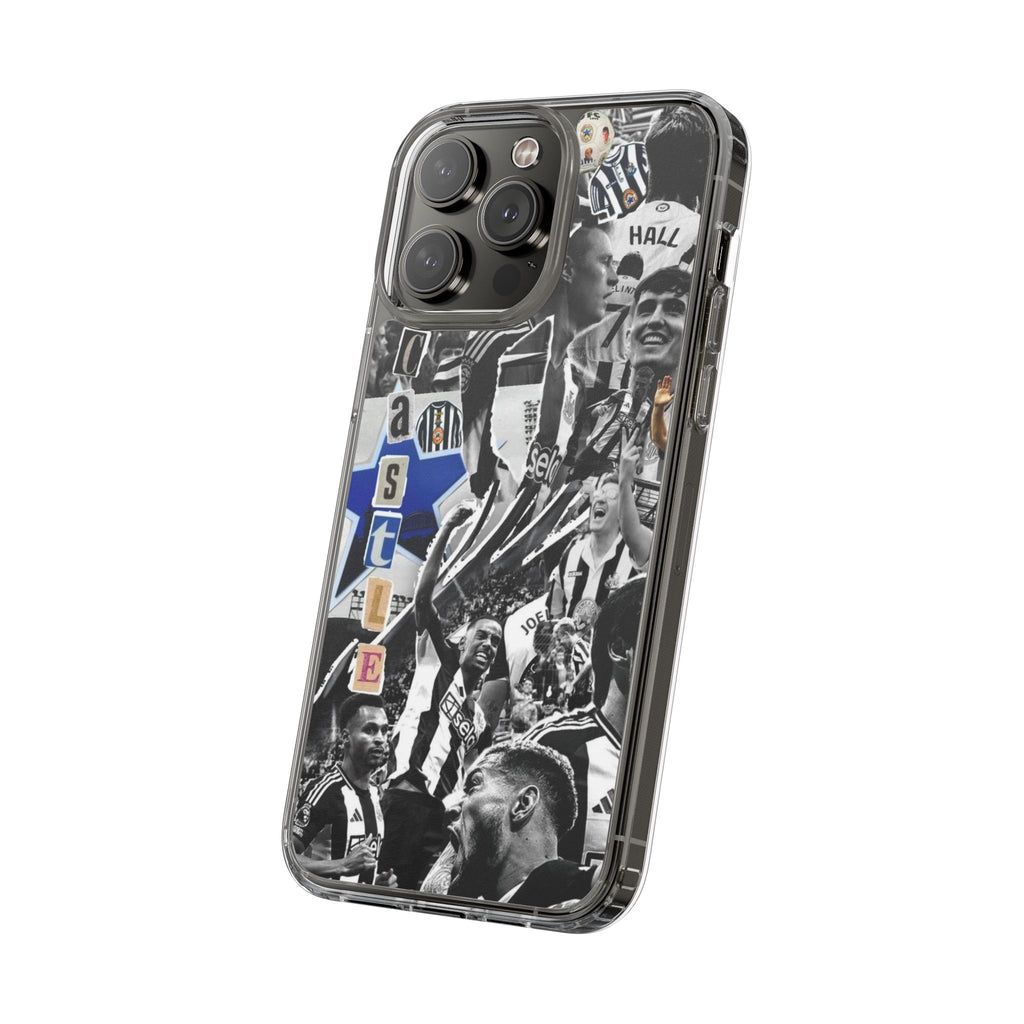 Newcastle United Clear iPhone Case - Fan Merchandise for Sports Enthusiasts - Roe Creation