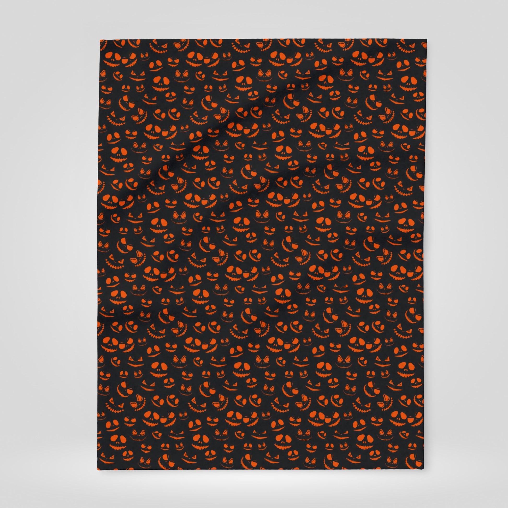 Halloween Pumpkin Fleece Blanket for Gift