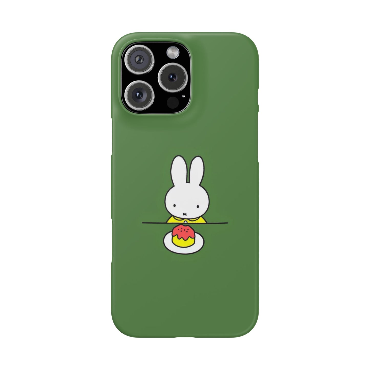 Miffy Phone Case, Snap Case, Green Miffy - iPhone, Samsung