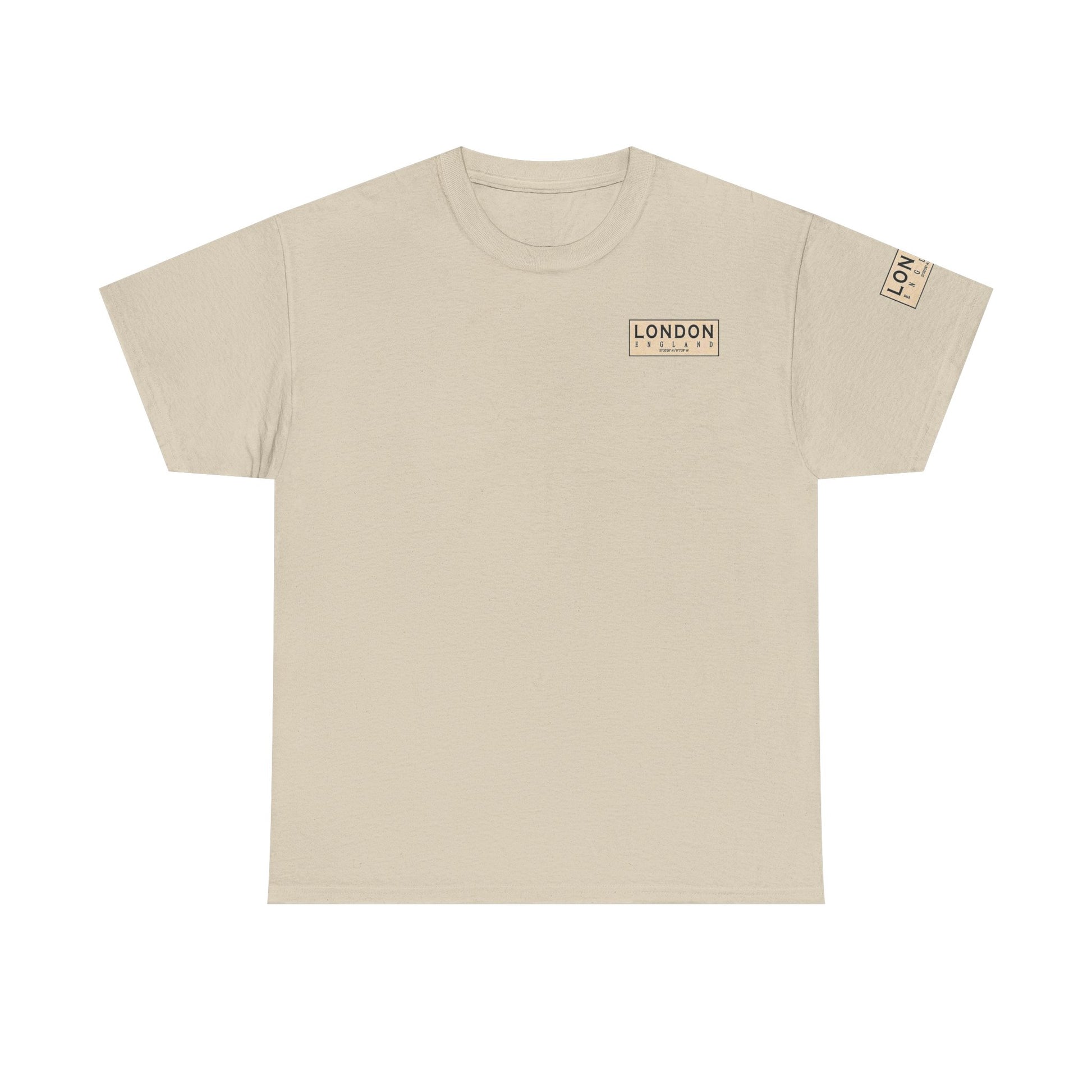 London Map Unisex Heavy Cotton Tee - Casual City Style - Roe Creation