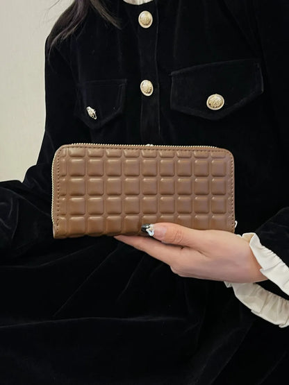 PU Leather Solid Color Wallet - Roe Creation