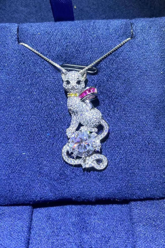 2 Carat Moissanite 925 Sterling Silver Necklace - Roe Creation