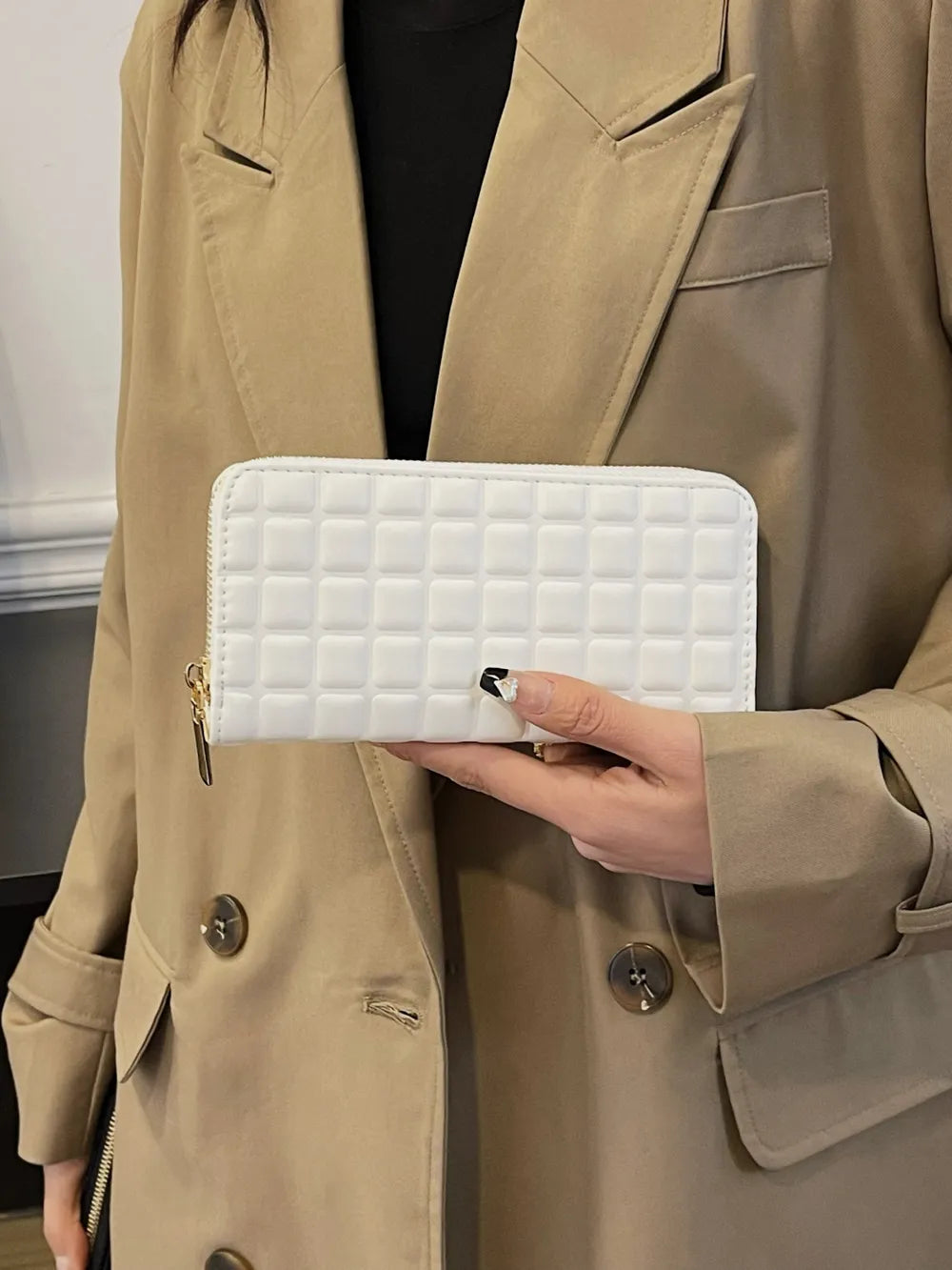 PU Leather Solid Color Wallet - Roe Creation