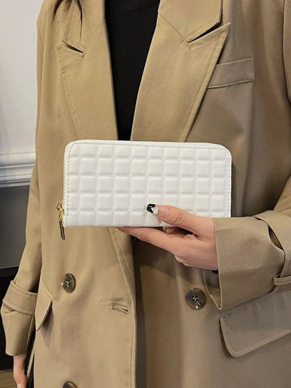PU Leather Solid Color Wallet - Roe Creation