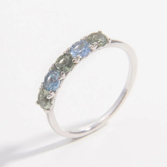 925 Sterling Silver Rhinestone Ring - Roe Creation