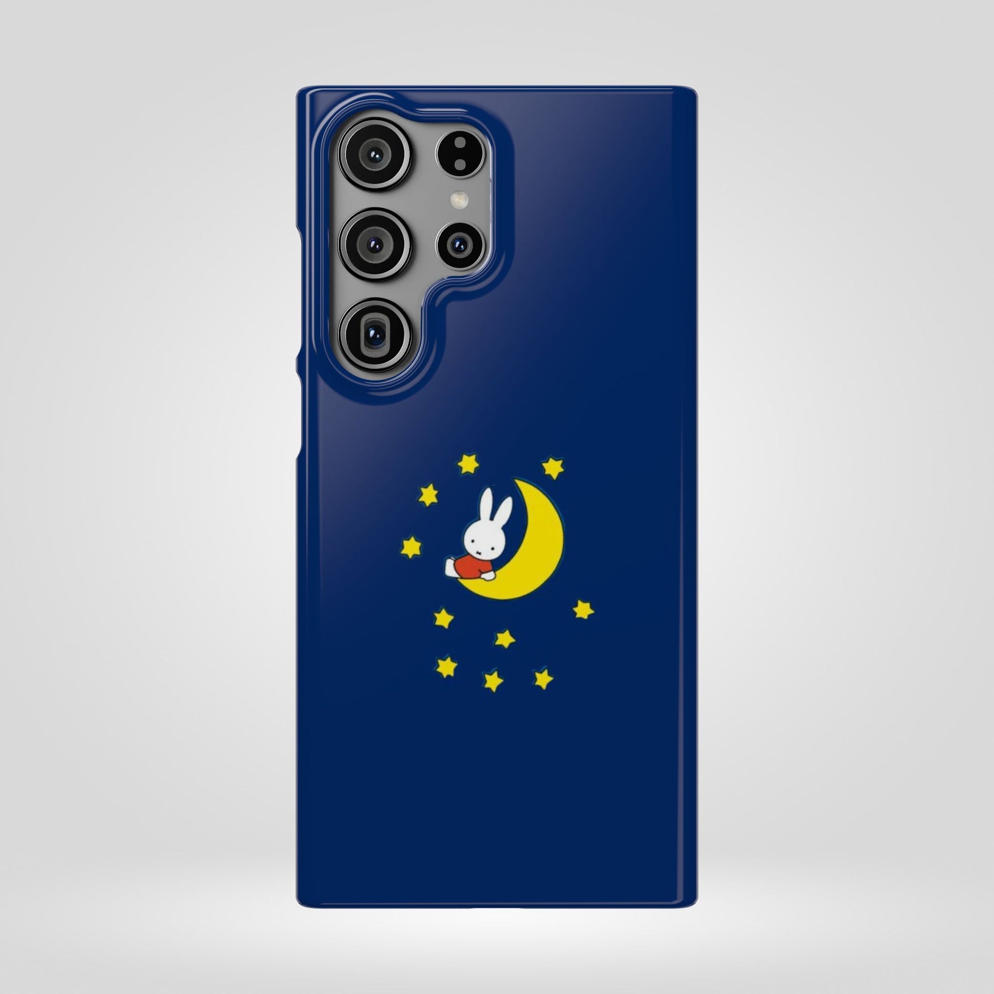 Miffy Phone Case, Moon Snap Case for Phone - Nighttime Design, iPhone, Samsung - Roe Creation