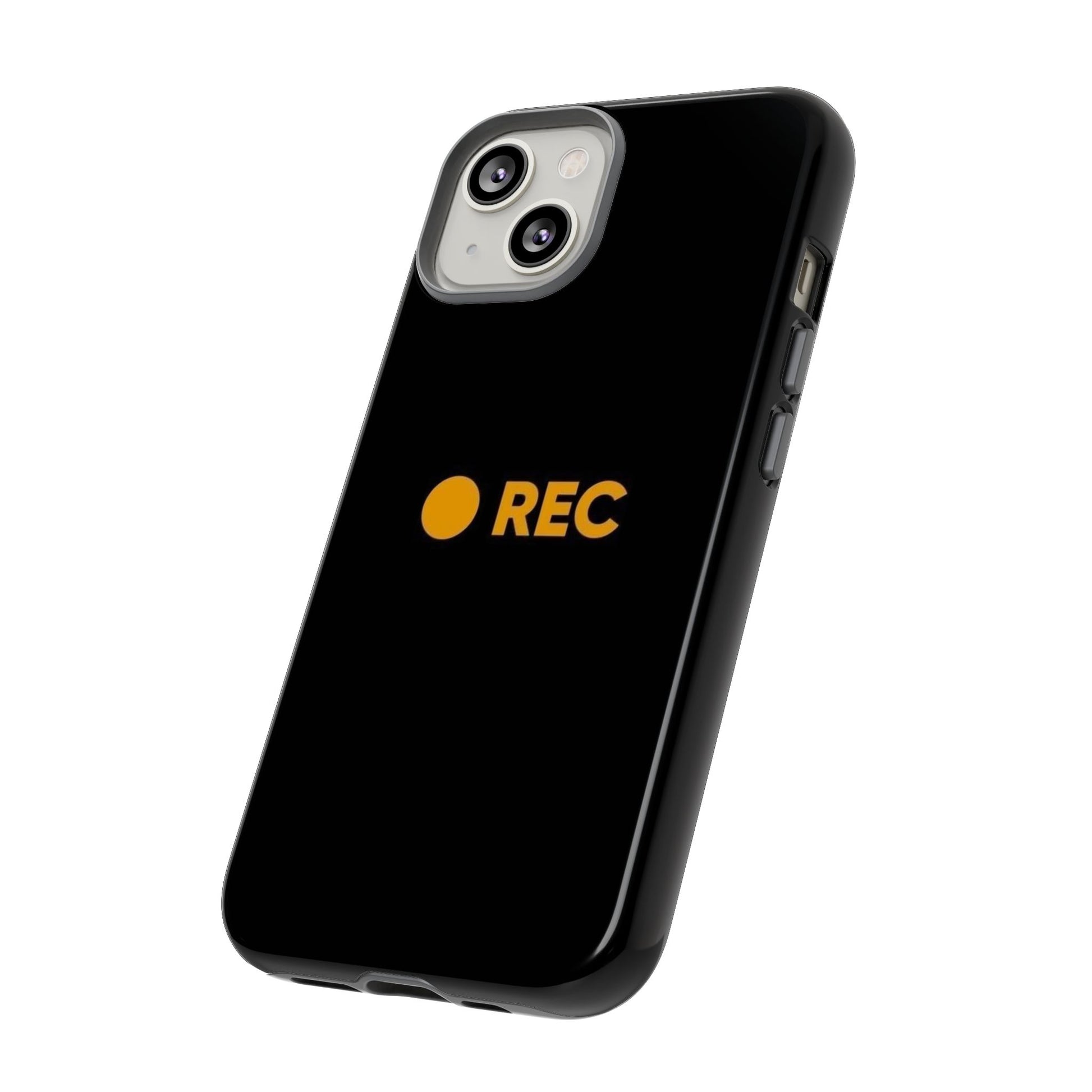P*rn Hub Symbol Tough Cases - 'REC' Phone Case - Durable Black Design for Filmmakers and Creatives - Roe Creation
