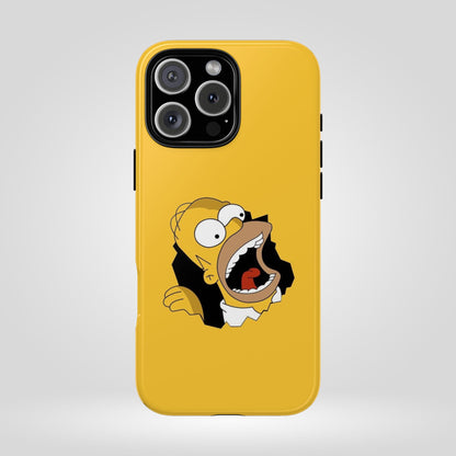 Homer Simpson Phone Case - Tough & Stylish Yellow Case for Fans