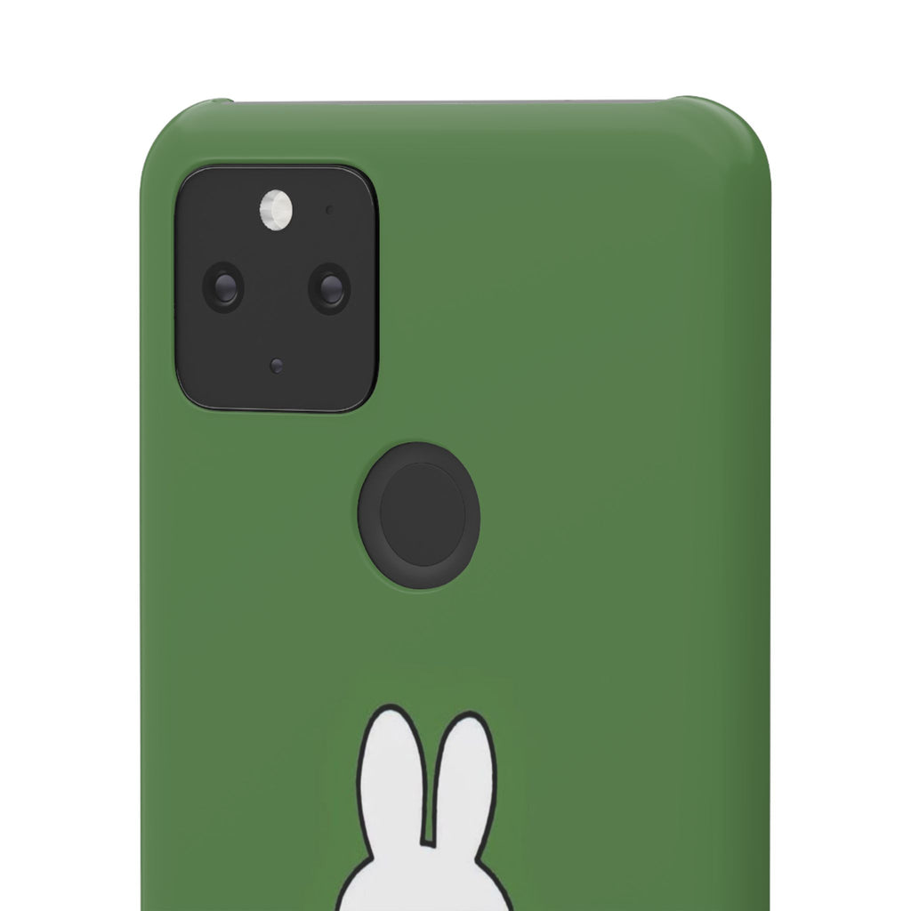Miffy Phone Case, Snap Case, Green Miffy - iPhone, Samsung - Roe Creation
