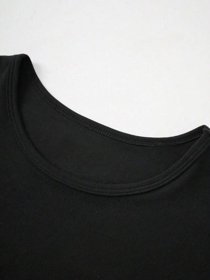 Round Neck Short Sleeve T-Shirt - Roe Creation