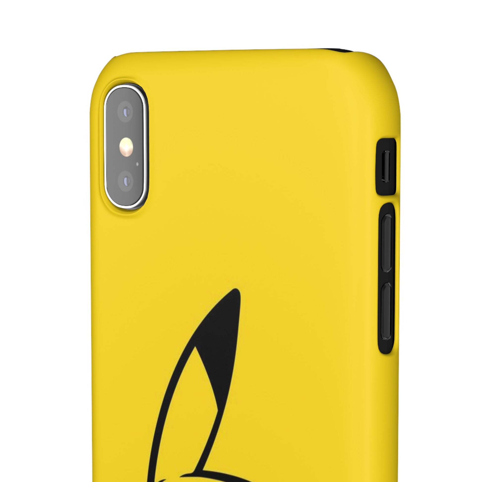 Pikachu Phone Case, Pokemon Phone Case, Snap Cases, Cartoon, Yellow, iPhone, Samsung - Roe Creation