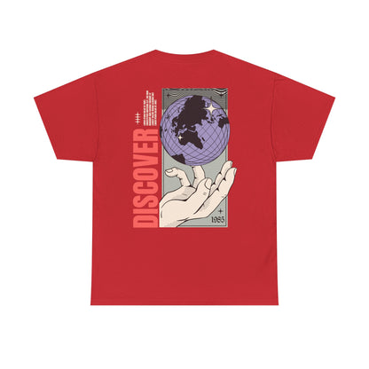Discover Unisex Heavy Cotton Tee - Inspirational Global Design