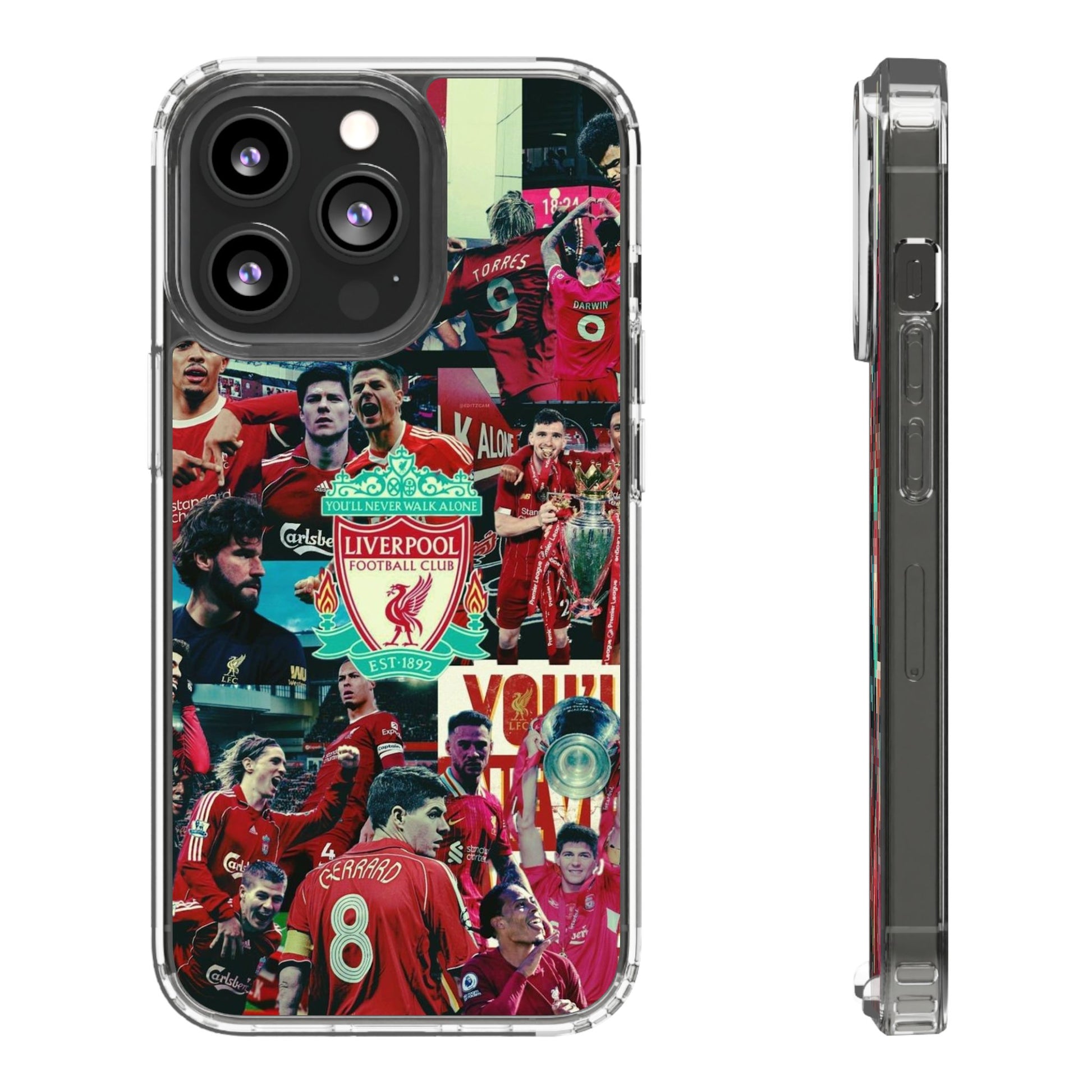 Liverpool Clear Phone Case - iPhone, Samsung, Perfect for Liverpool Fans - Roe Creation