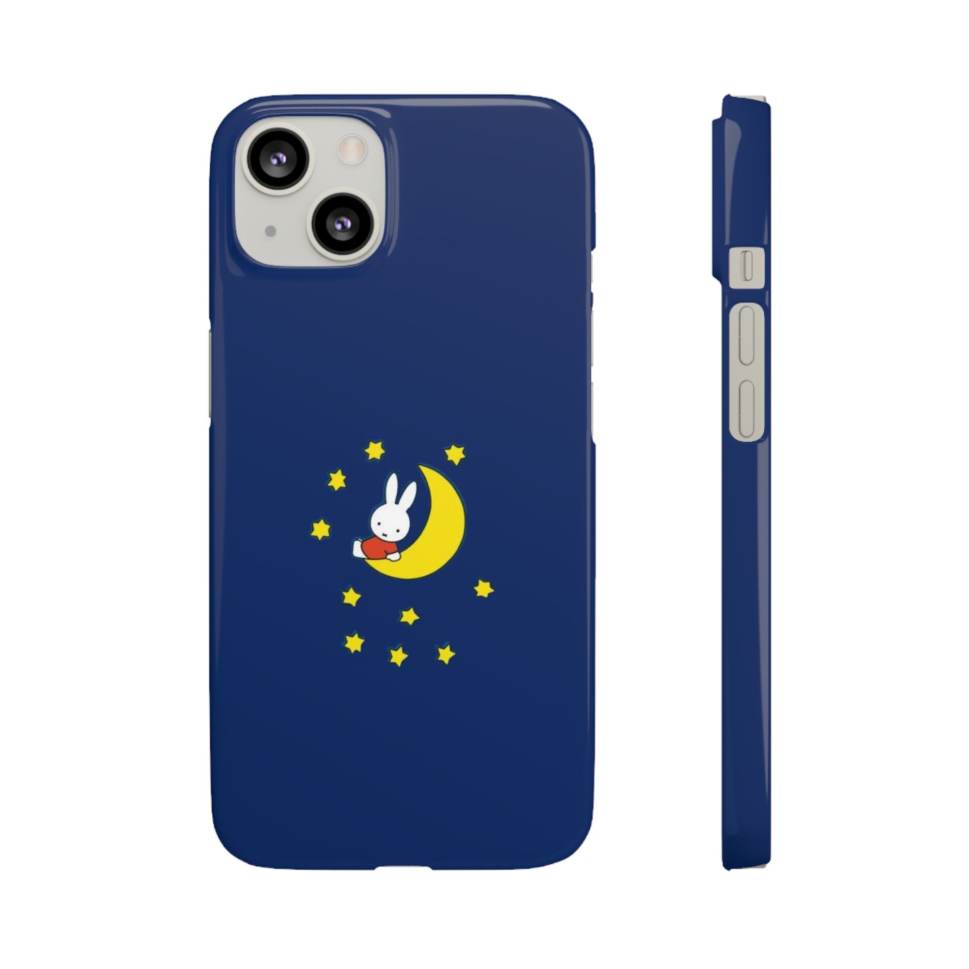 Miffy Phone Case, Moon Snap Case for Phone - Nighttime Design, iPhone, Samsung - Roe Creation