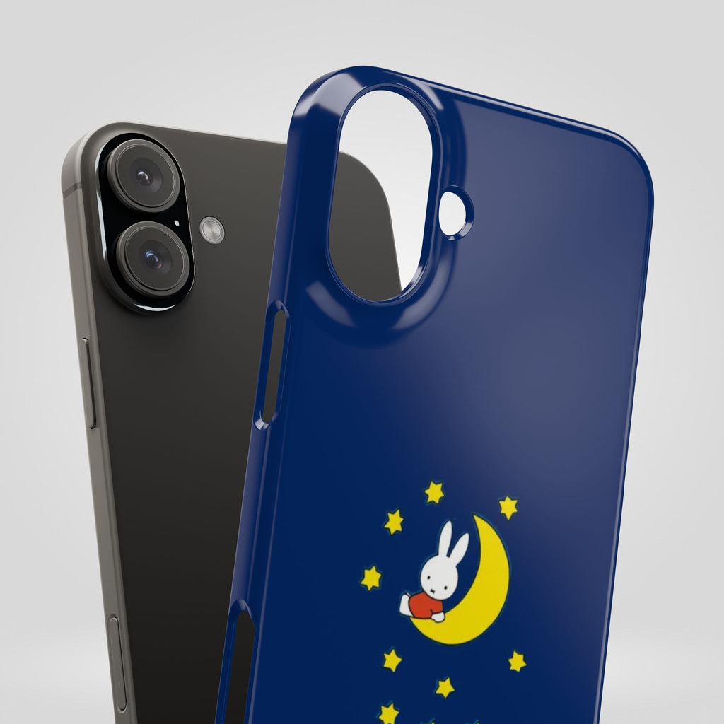 Miffy Phone Case, Moon Snap Case for Phone - Nighttime Design, iPhone, Samsung - Roe Creation