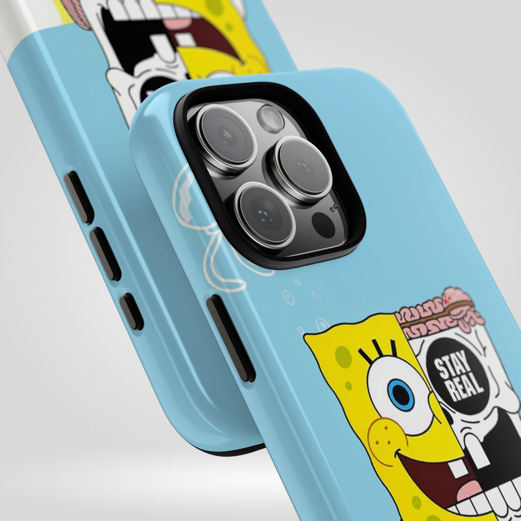Stay Real Spongebob Tough iPhone Case for Lovers - Roe Creation