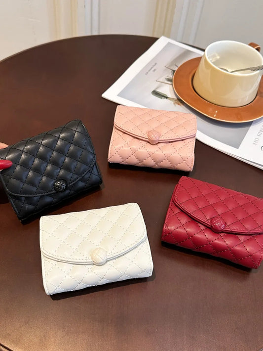 PU Leather Solid Color Wallet - Roe Creation