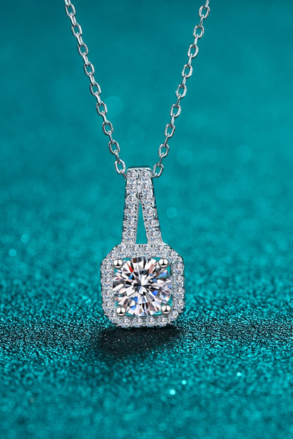 Moissanite 925 Sterling Silver Necklace - Roe Creation